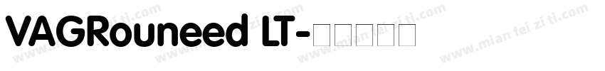 VAGRouneed LT字体转换